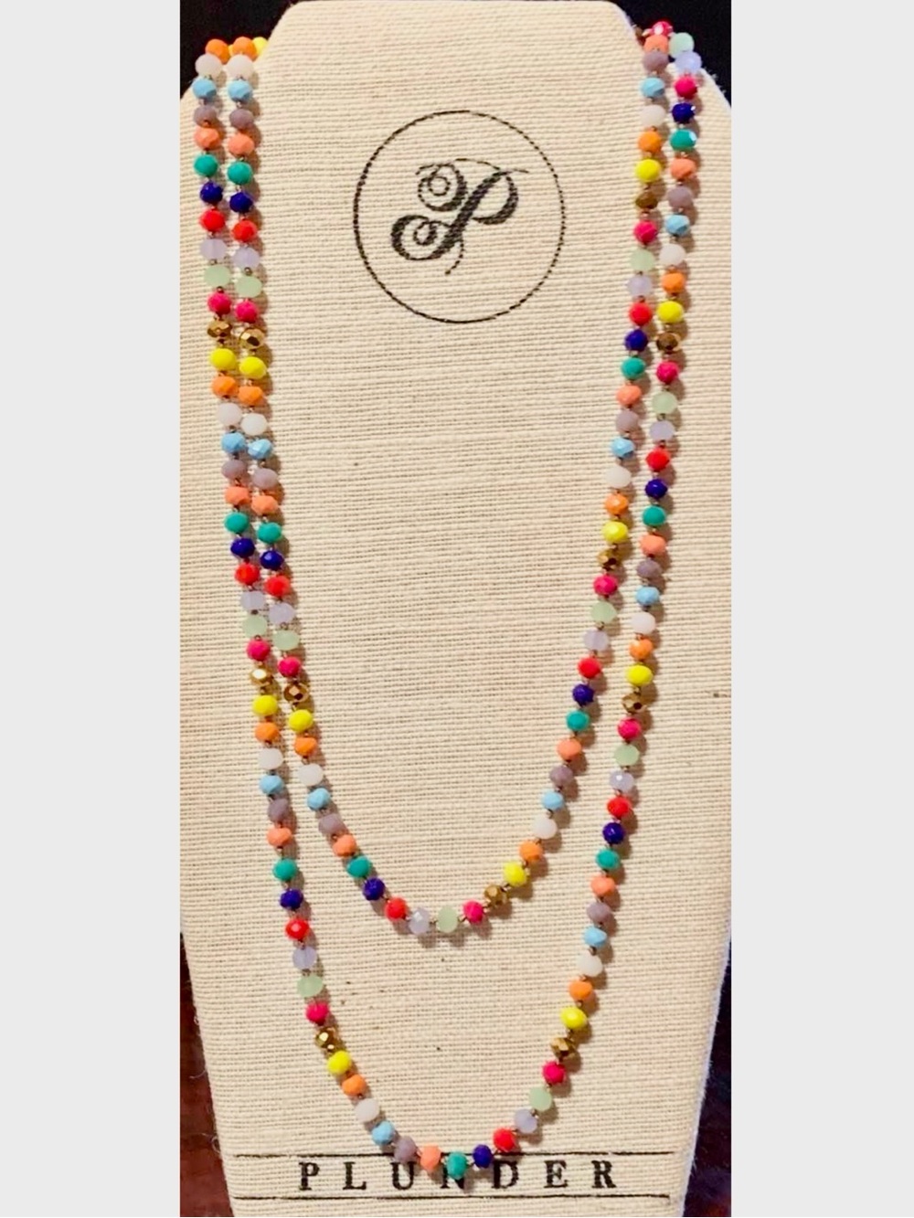 🆕 Colorful Beaded Levi Necklace Plunder - Picture 9 of 10